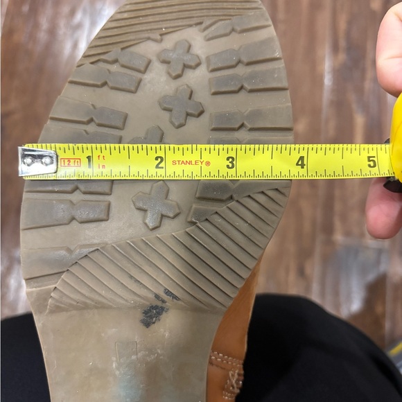 Cognac real leather riding boots (size 8) - Picture 4 of 5